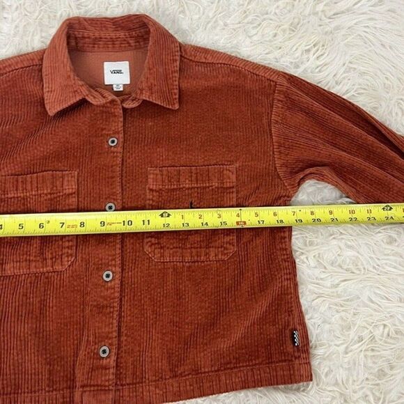 Vans Surf Supply Ainara Cord Woven Lifestyle Shirt Women's XS Picante Jacket - Picture 6 of 11
